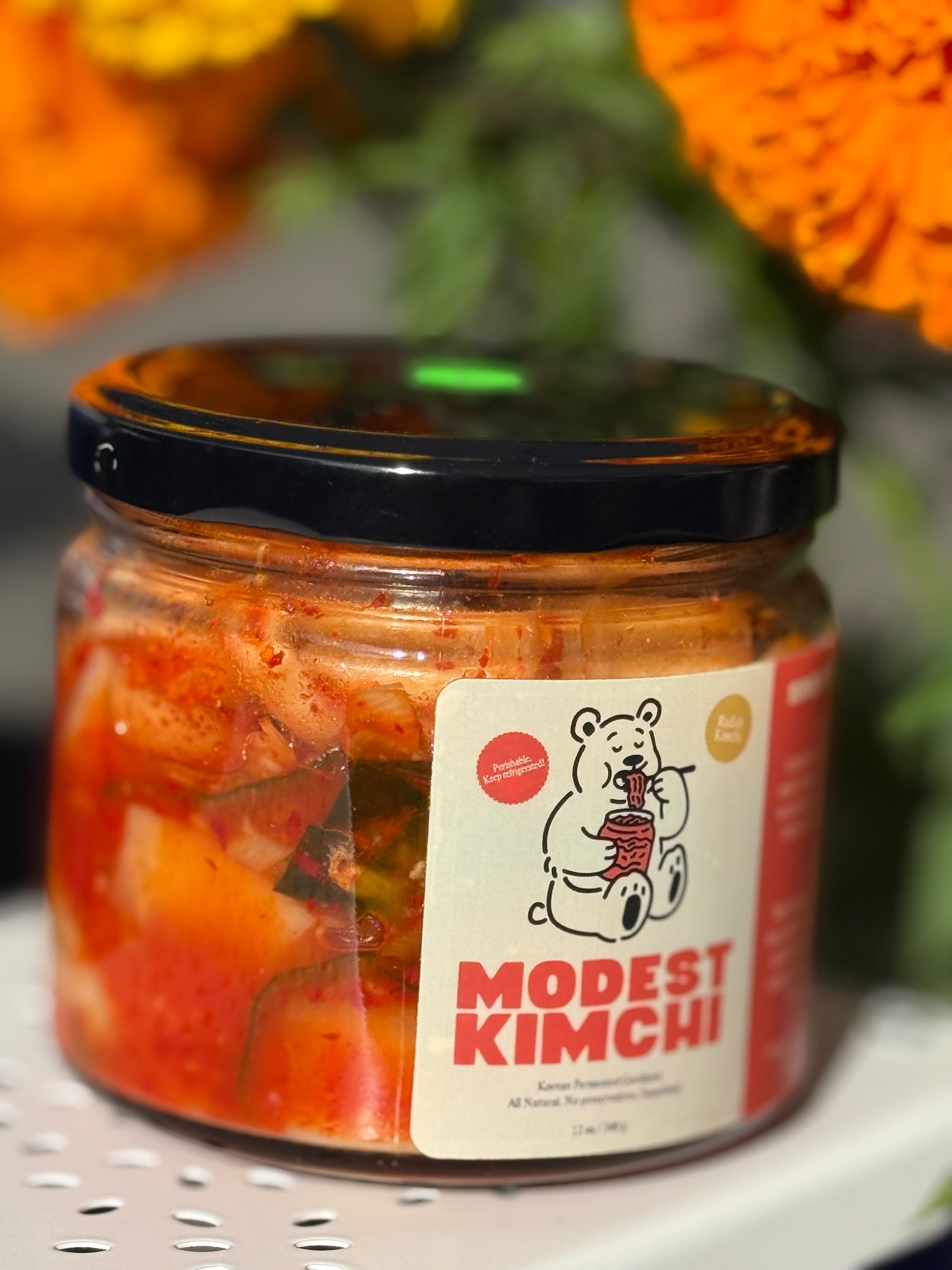 Spicy Korean Radish Kimchi