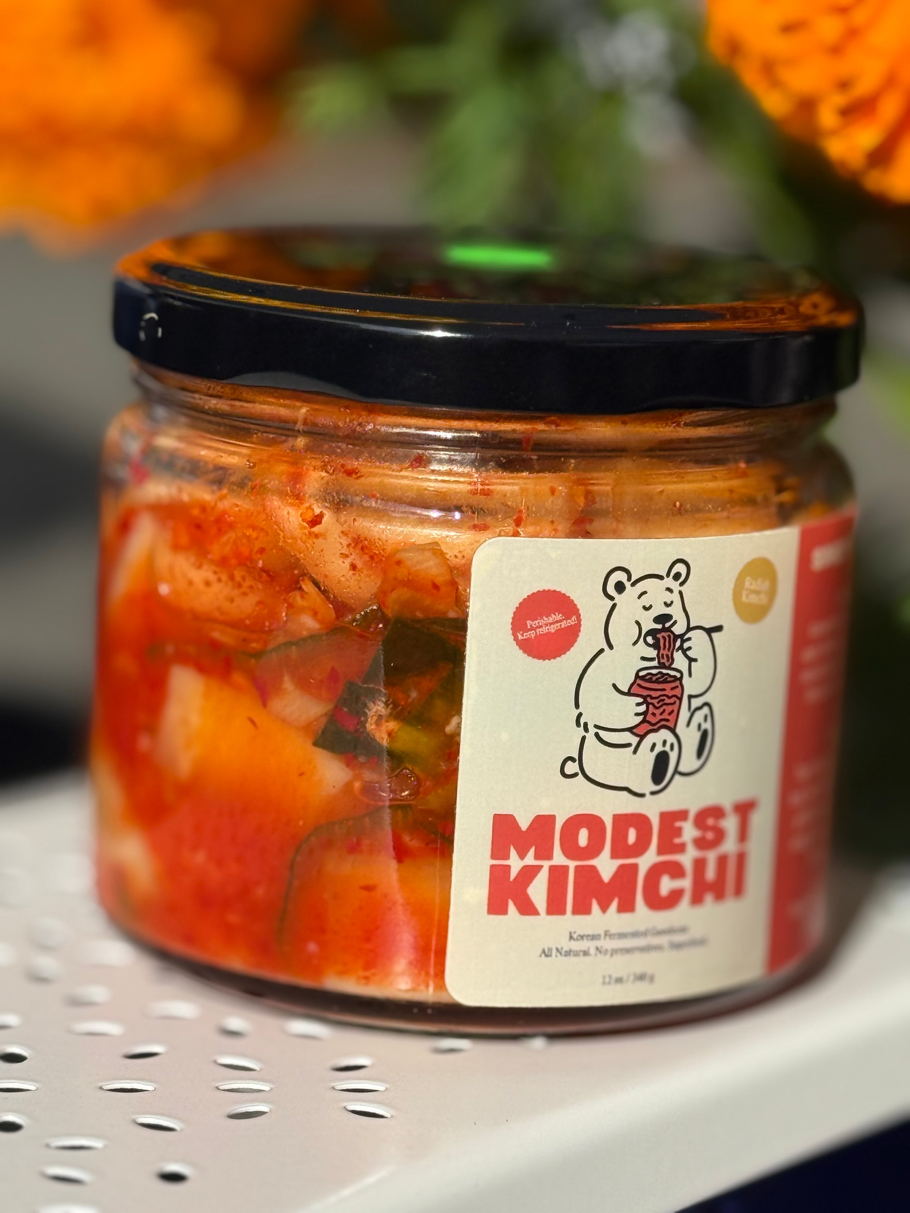 Spicy Korean Radish Kimchi