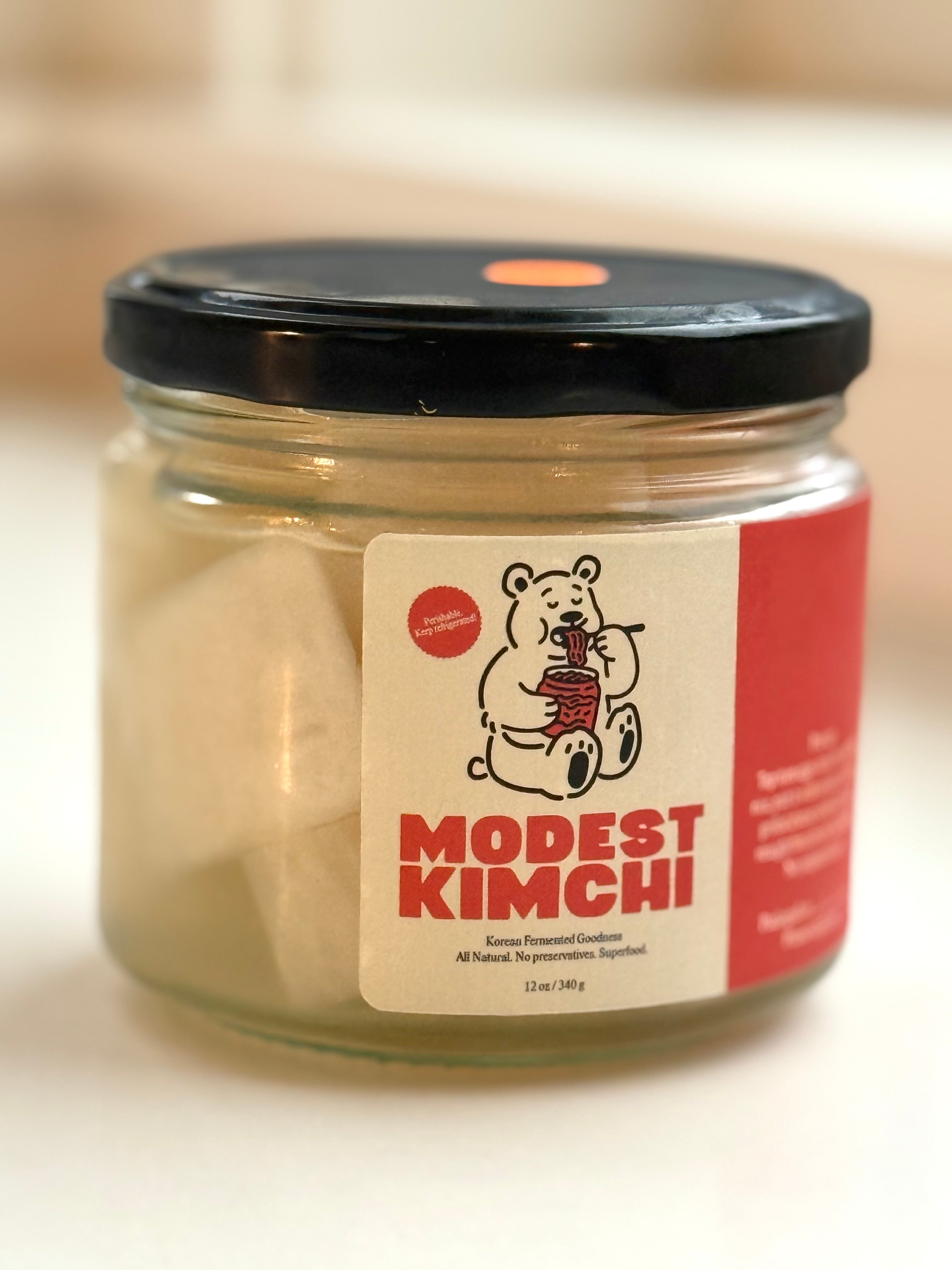 White Korean Radish Kimchi