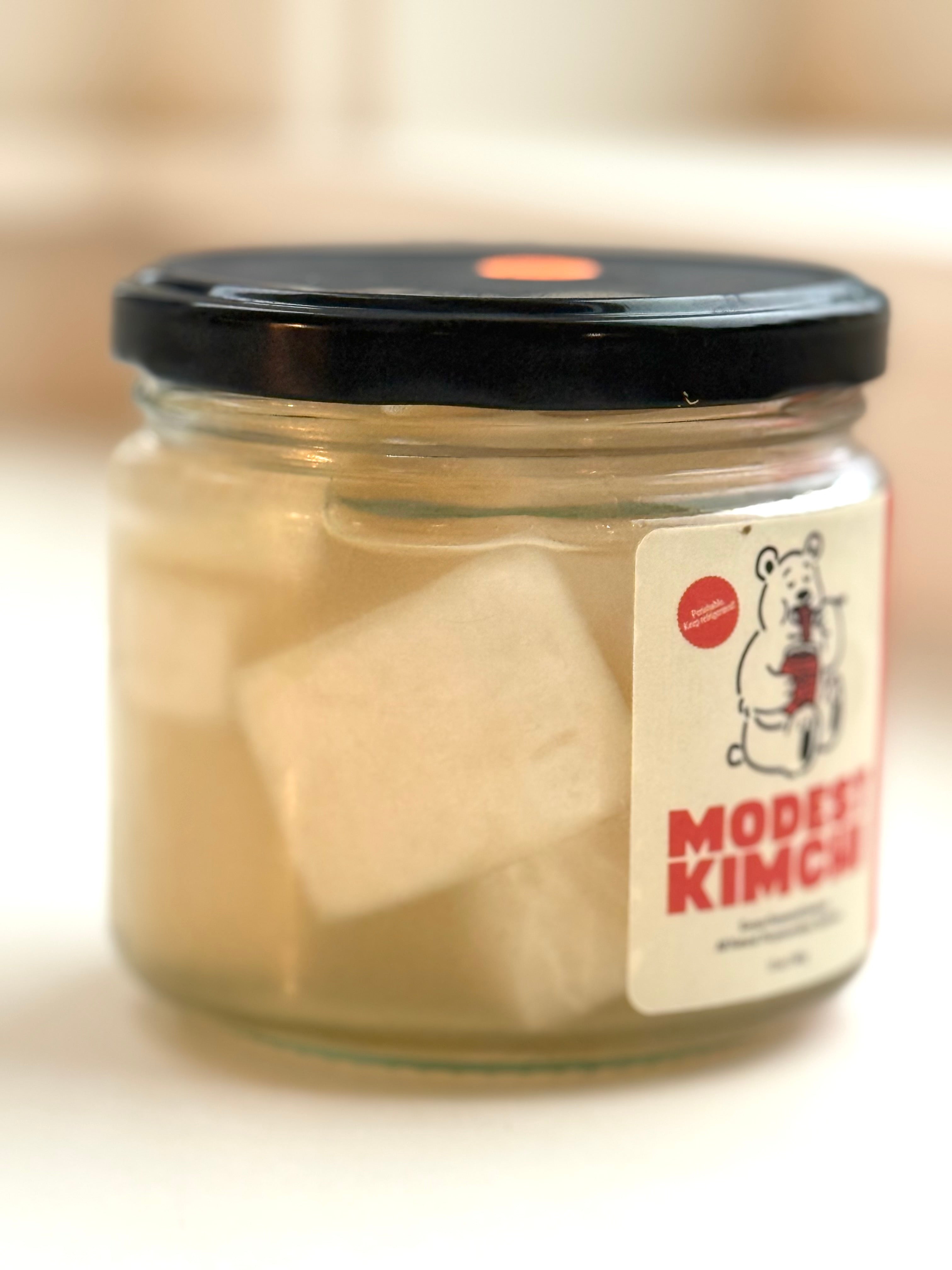 White Korean Radish Kimchi