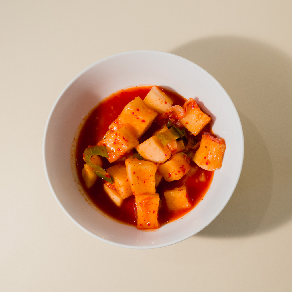 Spicy Korean Radish Kimchi